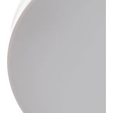 Lindby - LED Plafondlamp - 1licht - Polycarbonaa - ABS - H: 6.3 cm - Wit (RAL 9003 - Wit