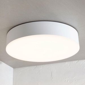 Lindby - LED Plafondlamp - 1licht - Polycarbonaa - ABS - H: 6.3 cm - Wit (RAL 9003 - Wit