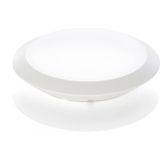 Lindby - LED Plafondlamp - 1licht - Polycarbonaa - ABS - H: 8.5 cm - Wit (RAL 9003 - Wit