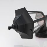 Lindby LED buiten wandlamp Iavo, sensor, zwart, lantaarn