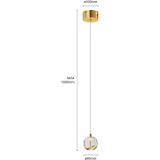 Lucande - Pendelleuchte 'Hayley' aus Glas für Wohnzimmer & Esszimmer von