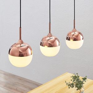 Lindby - Pendelleuchte 'Rangina' aus Glas für Wohnzimmer & Esszimmer von