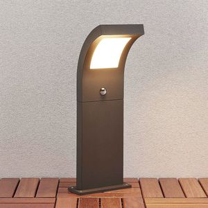 Arcchio LED tuinpadverlichting, 60 cm, antraciet, sensor, IP54