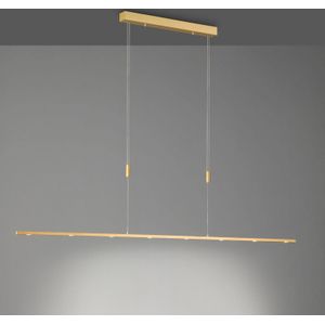 Quitani LED hanglamp Tolu, lengte 179 cm, messing