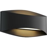 Lindby Evric LED buiten wandlamp, breedte 25,4 cm