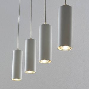 Lindby hanglamp 'Joffrey' (modern) in Wit uit overige metaal o.a. voor woon-/ eetkamer - Pendellamp, hangverlichting, eettafel lamp