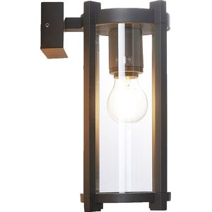 Lucande Brienne buitenwandlamp met glazen kap