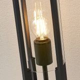Lucande - Sokkellamp - 1licht - drukgegoten aluminium, glas - H: 50 cm - E27 - grafiet