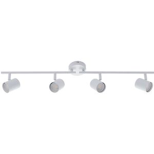 ELC Tomoki plafondlamp, wit, 4-lamps