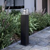 Lucande - Sokkellamp - 1licht - Aluminiu - Kunststof - H: 50 cm - E27 - Grafietgrijs
