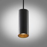 Arcchio - Hanglamp - 1licht - Aluminium - H: 15 cm - GU10 - Zwart