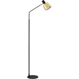 Lindby - Vlada - Vloerlamp - Matt Brass/Matt Black - E27 Fitting