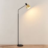 Lindby - Vlada - Vloerlamp - Matt Brass/Matt Black - E27 Fitting