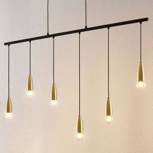 Lucande Carlea hanglamp, 6-lamps