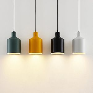 Lindby - hanglamp - 4 lichts - ijzer, glas - E27 - zwart, wit, groen, geel