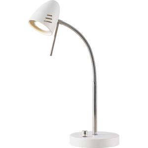 Lindby - bureaulamp - 1licht - ijzer - H: 41 cm - GU10 - wit