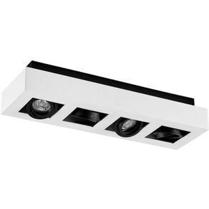 Arcchio - plafondlamp - 4 lichts - aluminium - H: 8.5 cm - GU10 - wit