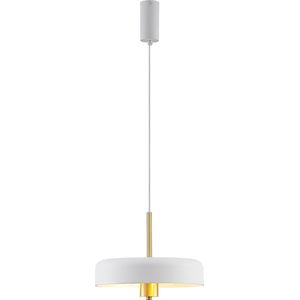 Lucande Filoreta hanglamp, 35 cm, wit