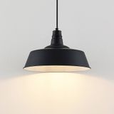 Lindby - hanglamp - 1licht - metaal - H: 19.5 cm - E27 - mat zwart