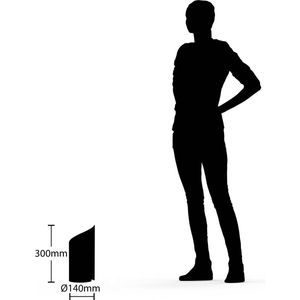 Lindby - Tafellamp - 1licht - aluminium - H: 30 cm - E27 - zwart, goud