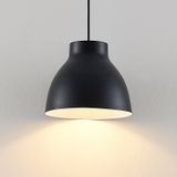 Lindby - hanglamp - 1licht - metaal - H: 20 cm - E27 - mat zwart
