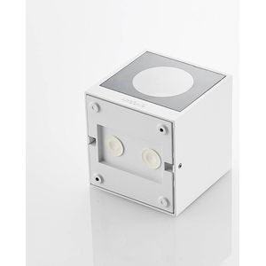 Arcchio - Wandlamp buiten - 2 lichts - drukgegoten aluminium - H: 12.5 cm - GX53 - wit