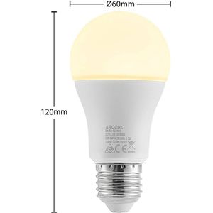 Arcchio - E27 LED-lamp - Polycarbonaat - E27