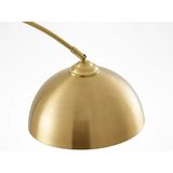 Lindby booglamp 1licht ijzer H: 183 E27 mat messing