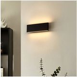 Lindby - Ignazia - Wandlamp - Zwart - LED Technologie