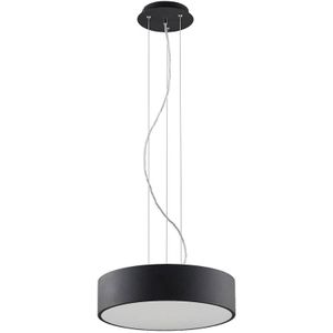 Arcchio - Hanglampen - 1licht - metaal, acryl - H: 10 cm - zwart, wit - Inclusief lichtbron