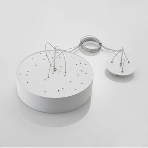 Arcchio Noabelle LED hanglamp, wit, 40 cm