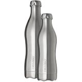 Dowabo thermosfles dubbelwandig Pure Steel - 750 ml - Zilver