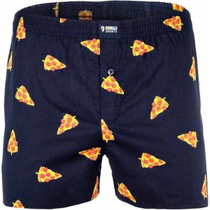 Happy - Wijde Boxershort - Pizza Print - Losse Boxershort