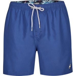 Happy Shorts - Sunfaded - Zwemshort - Blauw - Polyester, 2 Zijzakken, 1 Achterzak, Sneldrogend