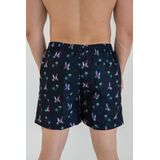 Happy Shorts - Sunfaded - Zwemshort - Blauw - Polyester, 2 Zijzakken, 1 Achterzak, Sneldrogend
