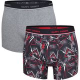 Happy - Boxershorts - Graffiti Print - 2-pack - Katoen/Elastaan