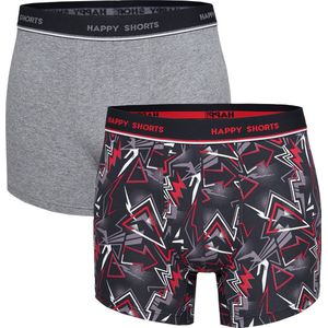 Happy - Boxershorts - Graffiti Print - 2-pack - Katoen/Elastaan