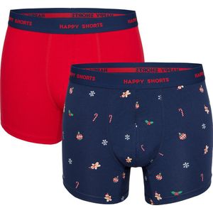 Happy - Kerst Boxershorts - Heren - Koekjes - 2-Pack