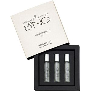 LENGLING MUNICH Unisex geuren No 9 Wunderwind Travel Refill Set Extrait de Parfum