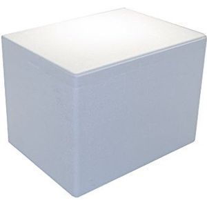 Tropic Shop Styrofoam kisten, piepschuimbox, thermobox 40 x 30 x 30 cm, warmhoudbox, koelbox voor dranken/levende middelen