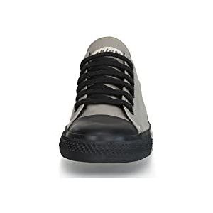 Ethletic Unisex Fair Trainer Black Cap Low Cut' Sneakers, Frozen Olive Jet Black, 37 EU