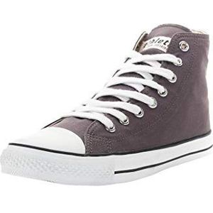 Ethletic Fair Trainer White Cap Hi Cut Unisex Sneakers, Pewter Grey Just White