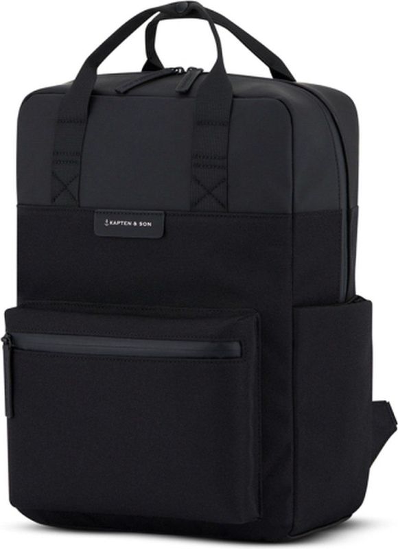 Kapten & Son laptoprugzak / Rugtas / Schooltas 15 inch Bergen Pro Zwart