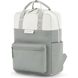 Kapten & Son laptoprugzak / Rugtas / Schooltas 15 inch Bergen Pro Groen