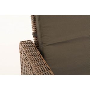 CLP Wicker Loungebank ANCONA 5mm bruin gemeleerd - 11836640