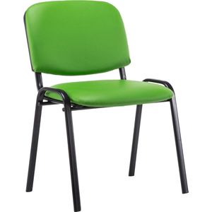 CLP Ken Bezoekersstoel - Kunstleer groen
