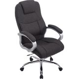 CLP XL Apoll Bureaustoel - Voor volwassenen - Ergonomisch - Met armleuningen - Stof - donkergrijs