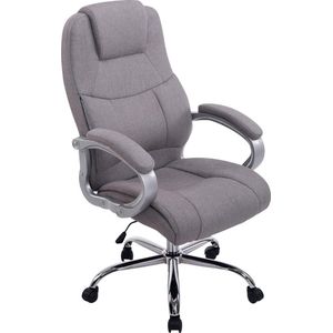 CLP XL Apoll Bureaustoel - Voor volwassenen - Ergonomisch - Met armleuningen - Stof - grijs