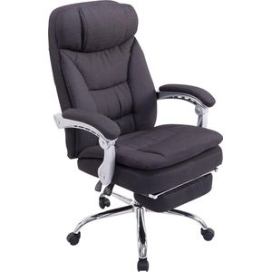CLP XL Troy Bureaustoel - Ergonomisch - Voor volwassenen - Met armleuningen - Stof - zwart