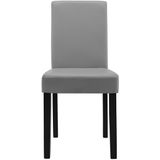 Essgruppe Forssa 7-tlg 140x90 cm Eiche Weiß/ Hellgrau